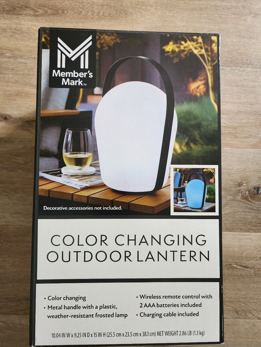 Color Changing Outdoor Lantern With Remote
